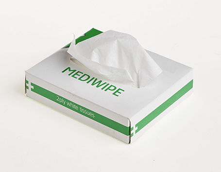 Mediwipe White Tissues 2 Ply