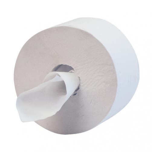 Centre Feed 2 Ply White Toilet Rolls 200m