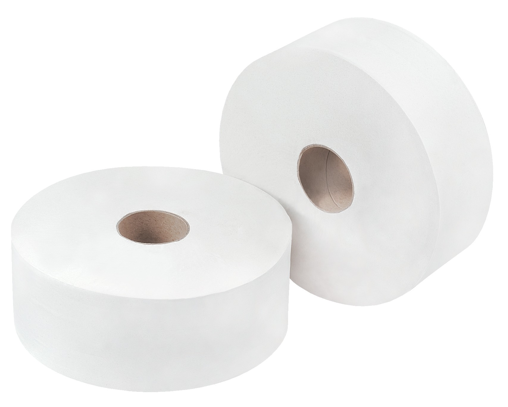 Mini Jumbo White Toilet Rolls with 60mm Core 2 Ply