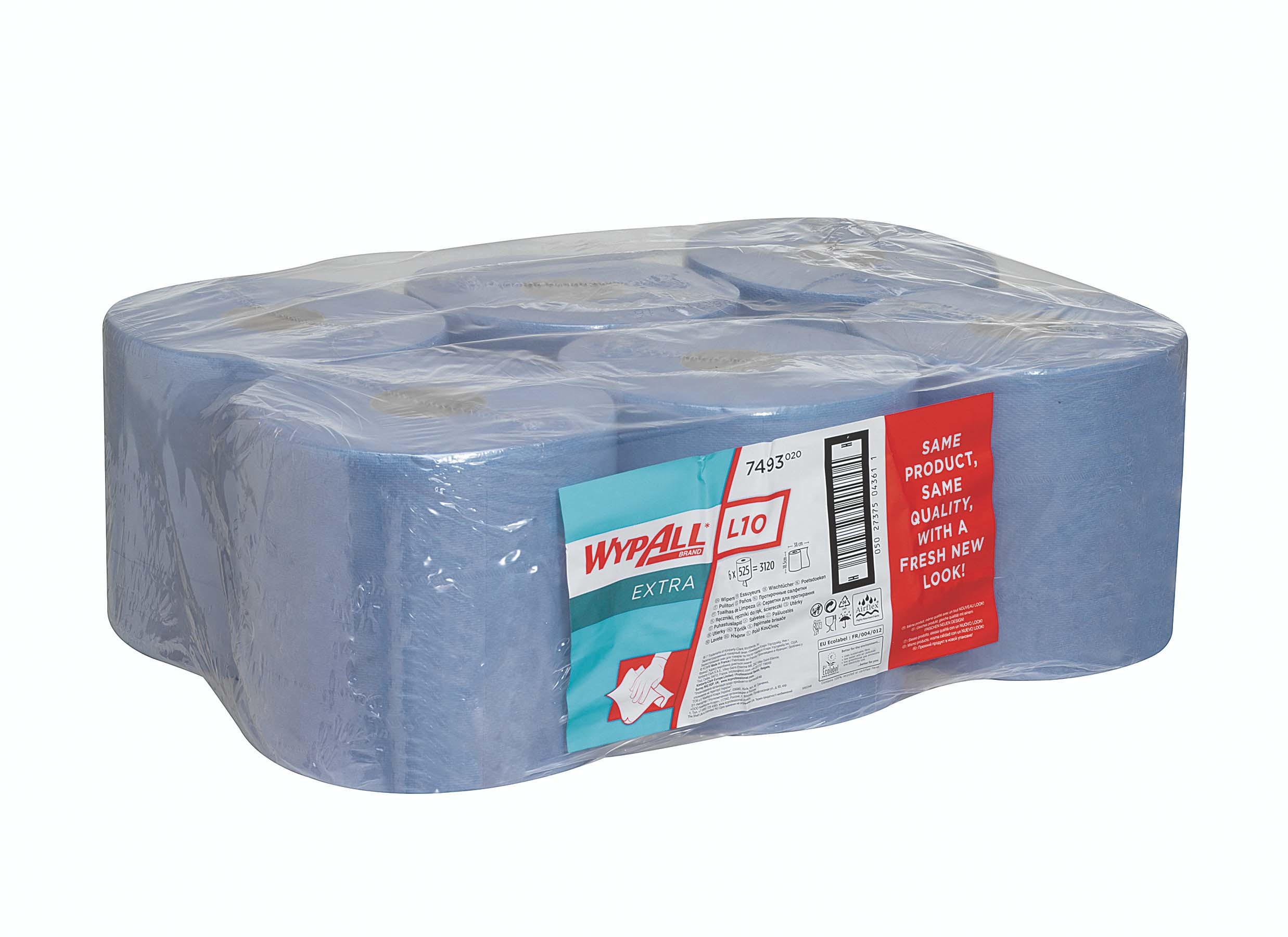 Wypall L10 Extra Blue Centrefeed Roll 260m