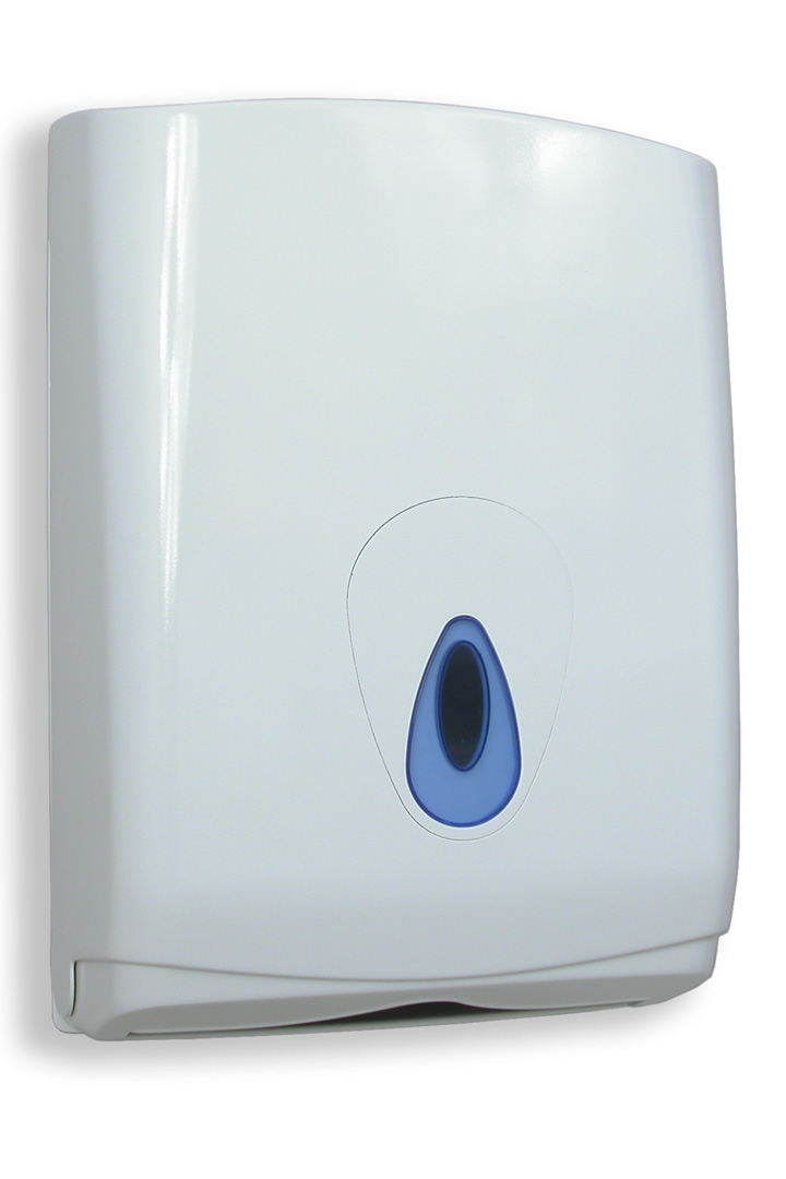 Modular Dispenser White Plastic for Hand Towel