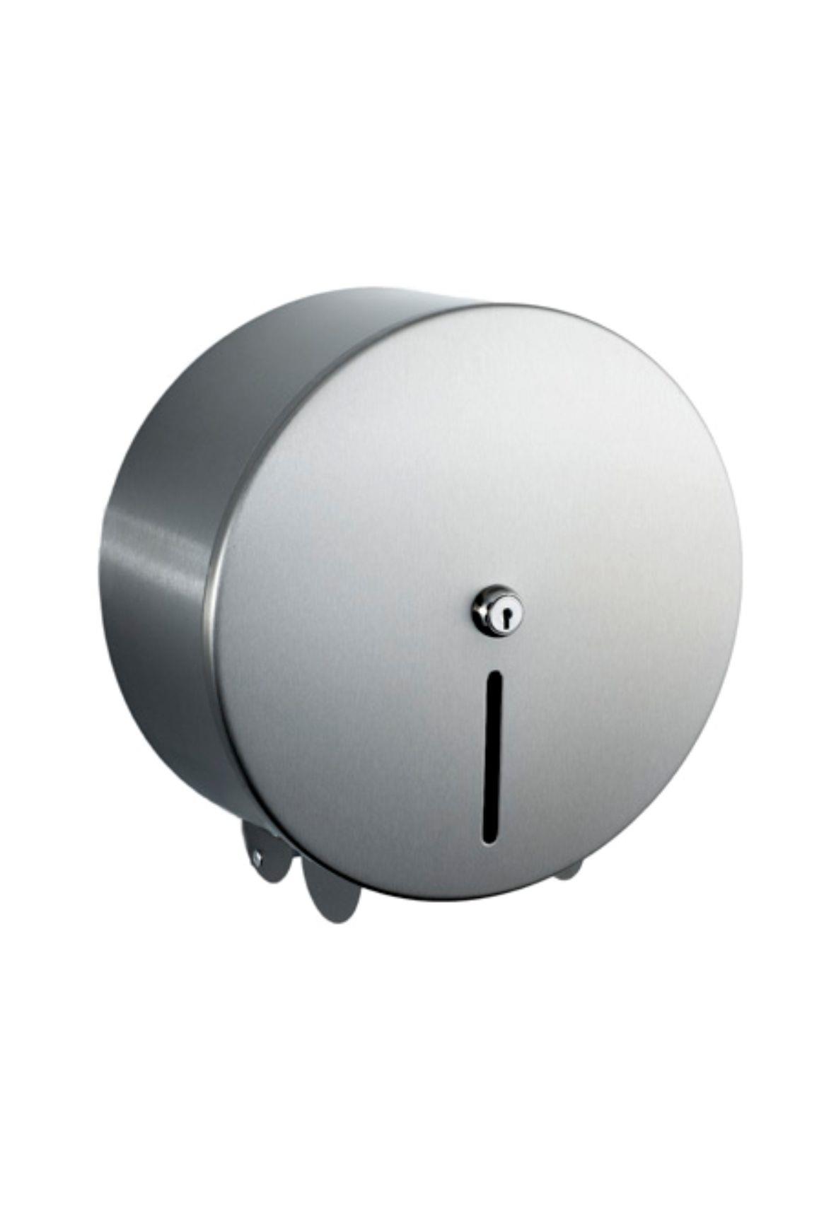 Polished Stainless Steel 10" Mini Jumbo Toilet Roll Dispenser