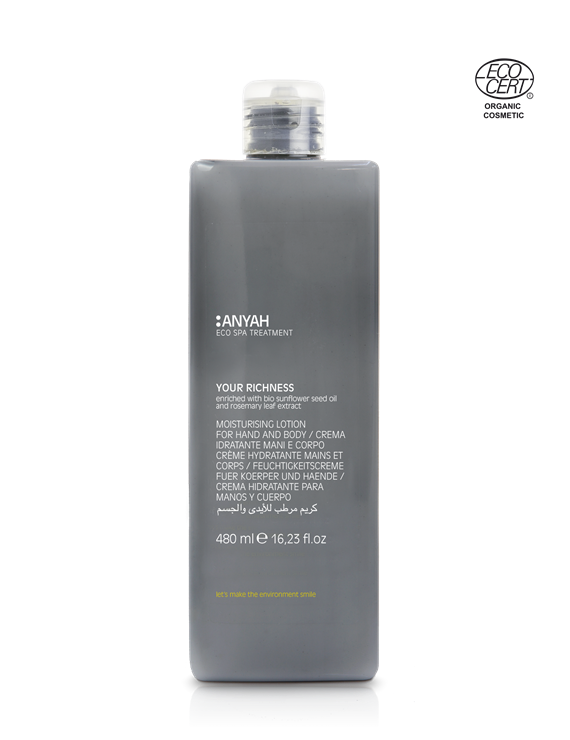 Anyah Moisturising Lotion For Hand and Body 480ml
