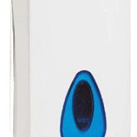 White plastic soap dispenser bulk fill