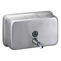 Horizontal soap dispenser 1ltr brushed stainless steel