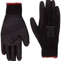 Warrior builders grip work PU dipped glove L size 9