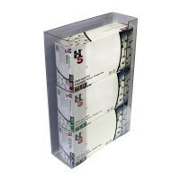 Clear Plastic Triple Glove Box Holder