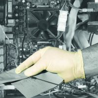 Clear Powdered Latex Gloves Small (PLEASE NOTE: These are now sold in cases of 10 x 100)