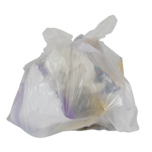 White Heavy Duty Swing Bin Liner 13x24x30"