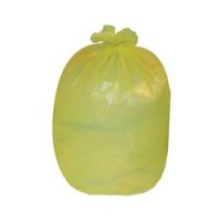 Yellow Medium Duty Refuse Waste Sacks 18x29x39"