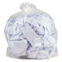 Clear Heavy Duty Refuse Waste Sacks 20 X 34 X 46"