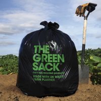 Black Heavy Duty Refuse Waste Sacks 20x38x46"