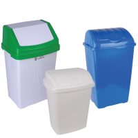 Red 40 Litre Lift Top Bin