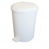 White 20 Litre Lift Top Bin