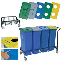 Green 2 Hole Lid for Wall Hugger