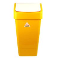 Yellow Lucy Polypropylene Swing Bin 50 litre