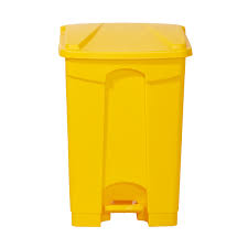 All yellow pedal bin 45 Litre