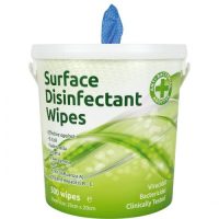 Surface Disinfectant Wipes in Bucket Dispenser