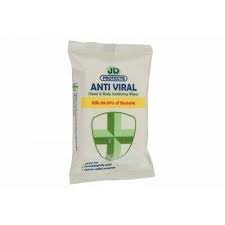 20 Pack JD Anti-Virul Hand & Surface Wipe