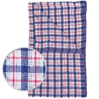 Colourered check tea towel