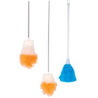 Lambswool flick duster 22" assorted colours with plastic handle