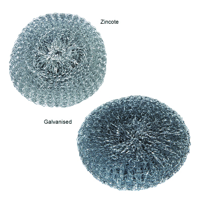 Tuffguy galvanised metal pot scourers large 60g