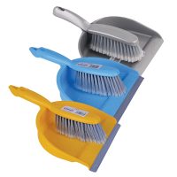 Yellow Soft Dustpan & Brush Set 33cm