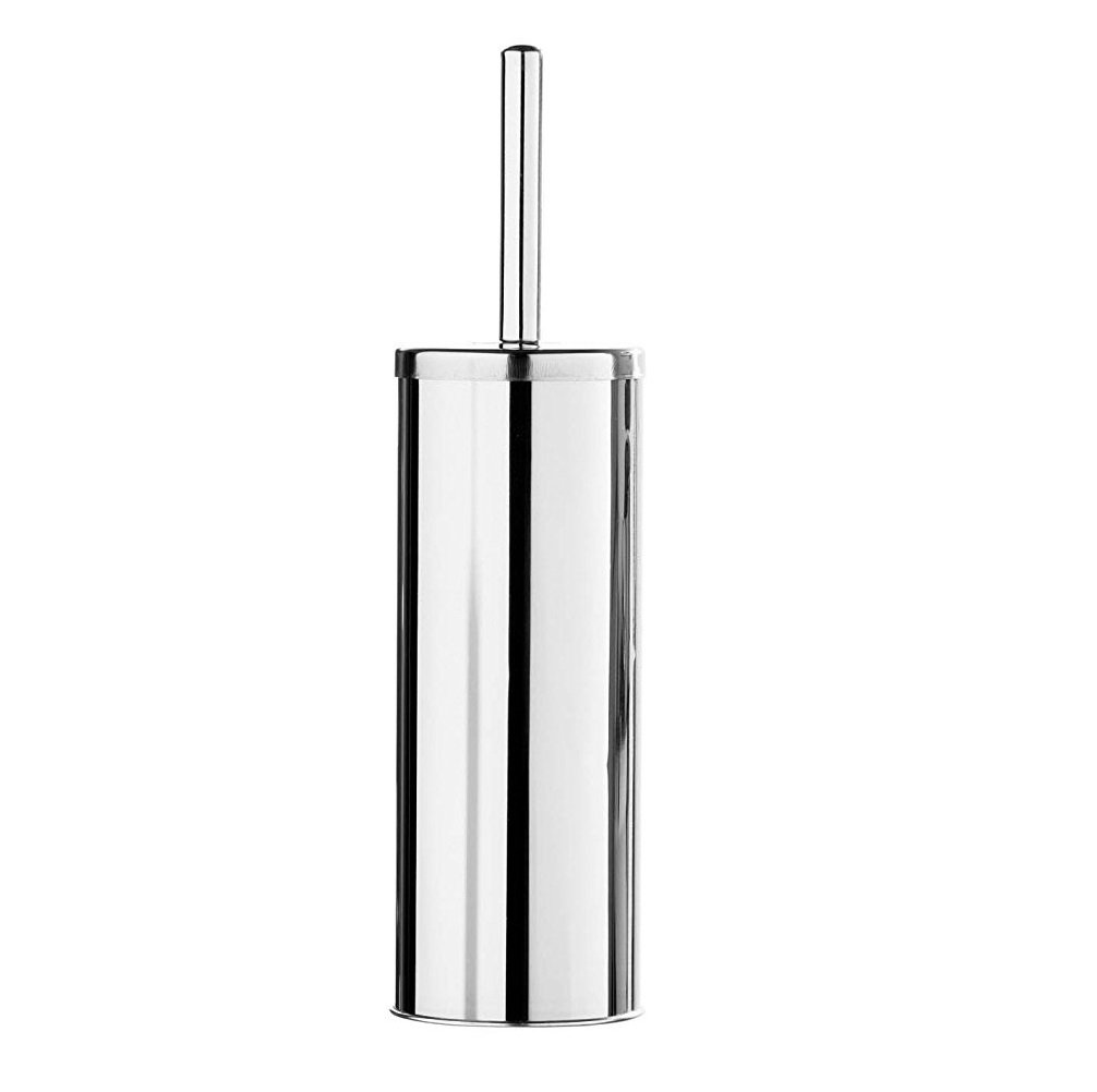 Premier Housewares Stainless Steel Toilet Brush and Holder 38x10x10 cm