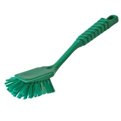 Plastic washing up brush green
