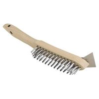 30.8cm Wire Scratch Brush with Scraper