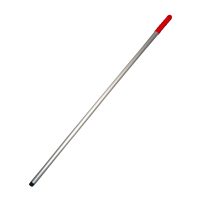 Aluminium handle 135cm with red grip for disposable mop