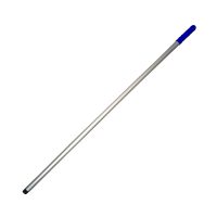 Aluminium handle 135cm with blue grip for disposable mop