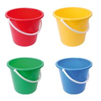 Plastic bucket blue 10ltr