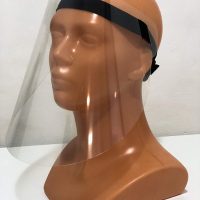 Face Shield with Black Elastic Strap