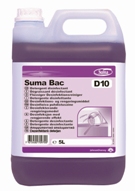 Suma Bac D10 Concentrated Liquid Detergent Sanitiser 5 Litre