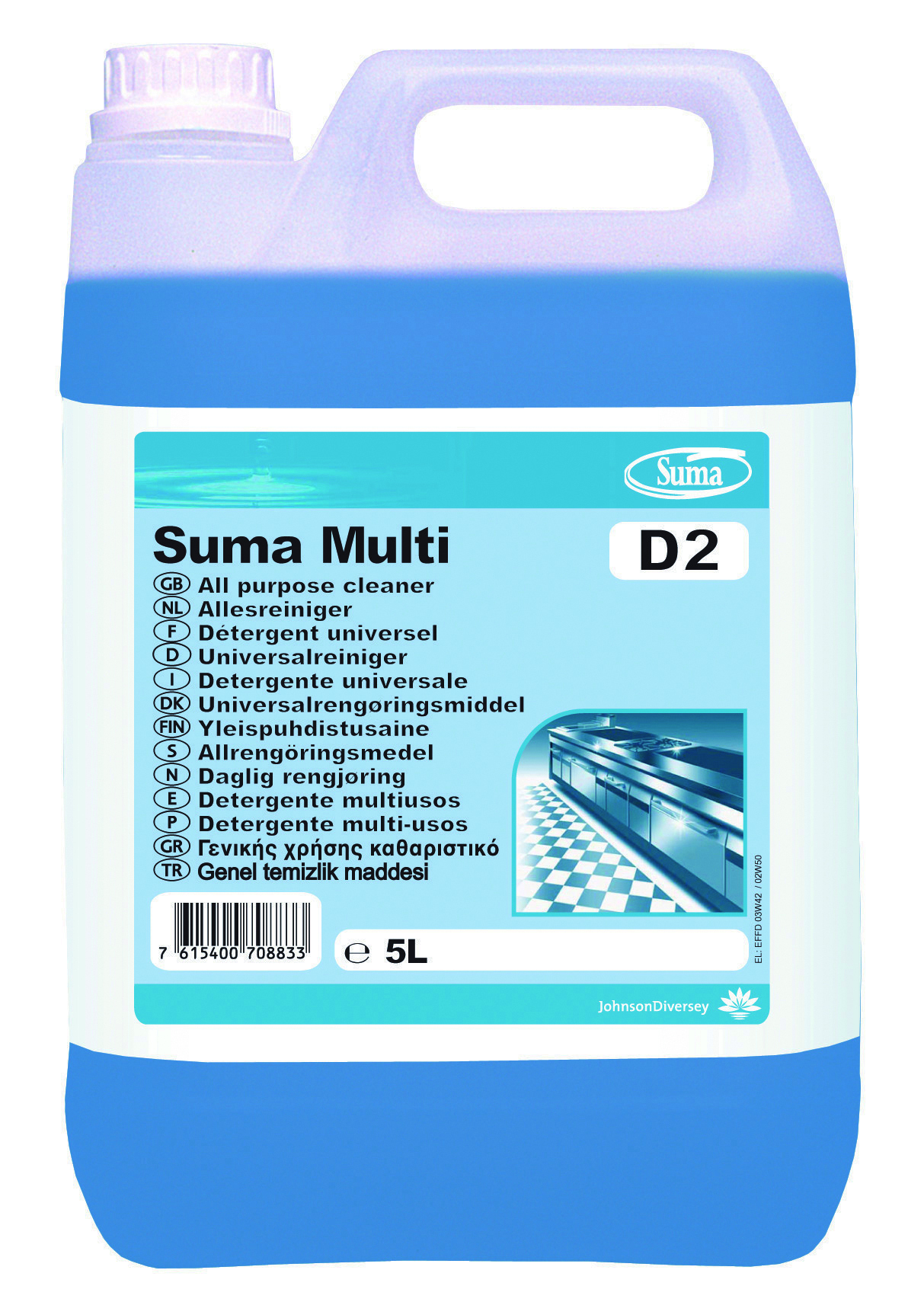 Suma Multi D2 All Purpose Concentrated Cleaner 5 Litre