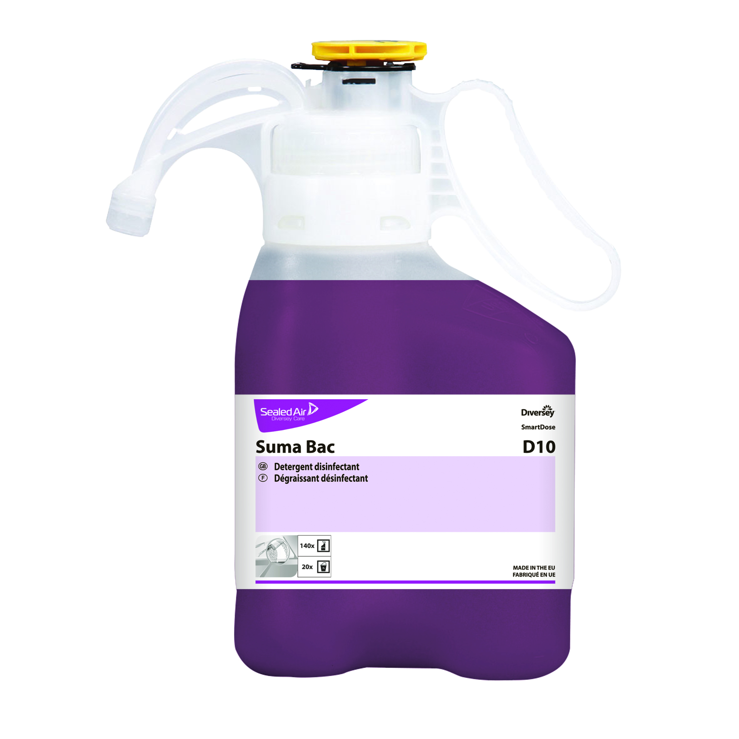 Suma Bac D10 Smartdose Super Concentrate Liquid Detergent Sanitiser 1.4 Litre