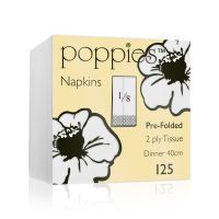 Napkin 2Ply 40cm 8Fold White