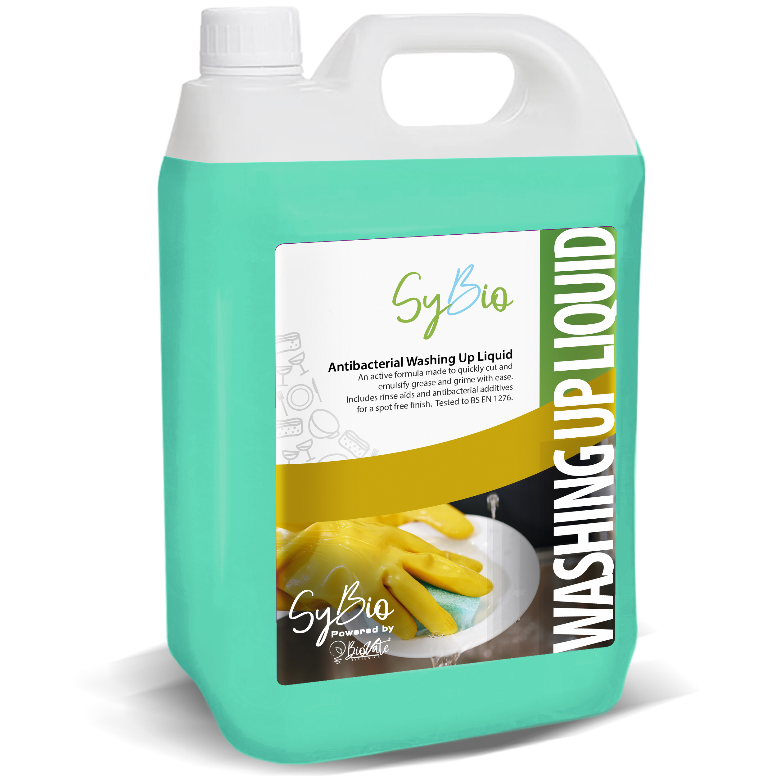 SyBio Anti-Bacterial Washing Up Liquid 5 Litre