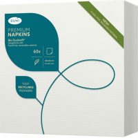 Bio Dunisoft Airlaid Napkin 40x40cm White