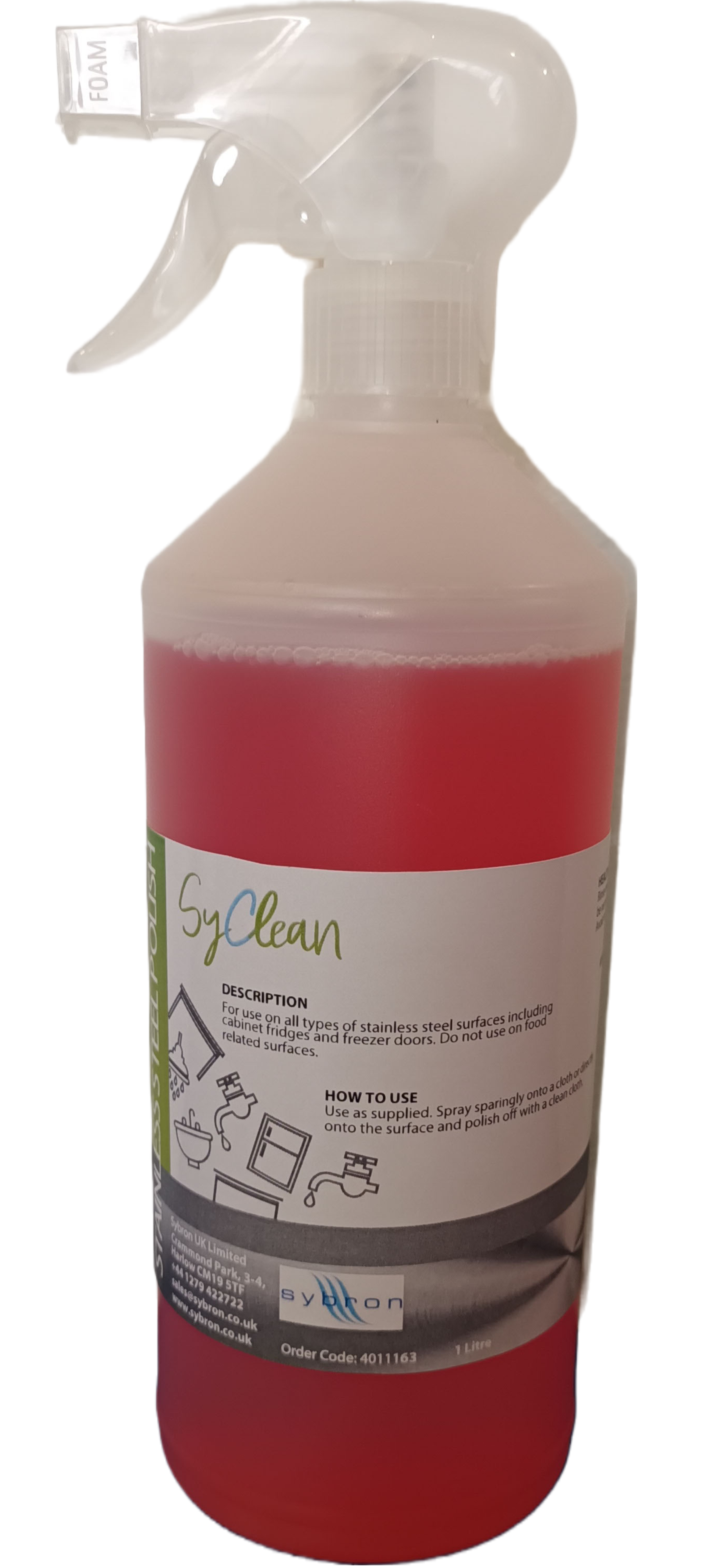 SyClean Stainless Steel Polish 1 Litre