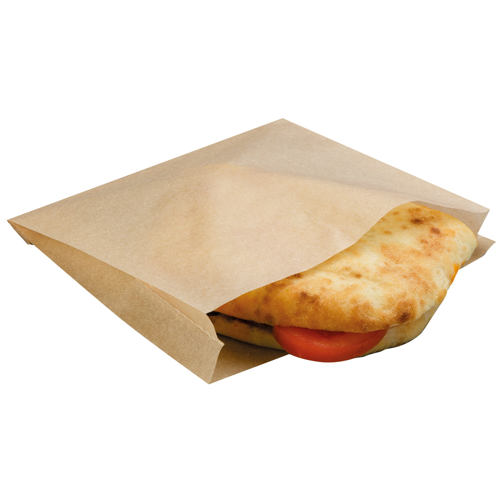 Scotchban Brown Greaseproof Bag 7 x 7"
