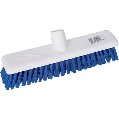 Washable Stiff Broom - Blue