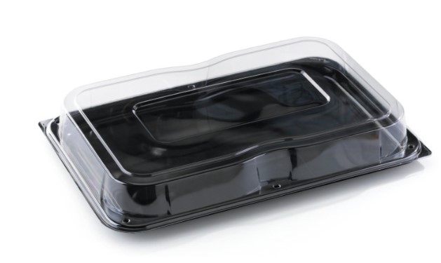 Black platter 35 x 24cm