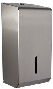 Brushed Stainless Steel Multi-flat Bulkpack Tissue Dispenser