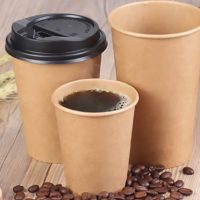 Kraft Compostable PLA Single Wall Cup 12oz