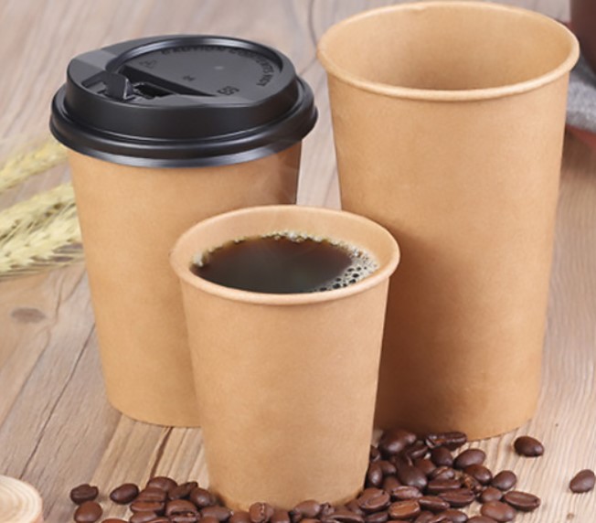 Kraft Compostable PLA Single Wall Cup 12oz