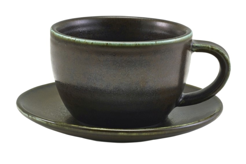 Terra Porcelain Black Saucer 14.5cm