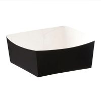 Black Burger Tray