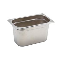 St/St Gastronorm Pan 1/4 - 150mm Deep